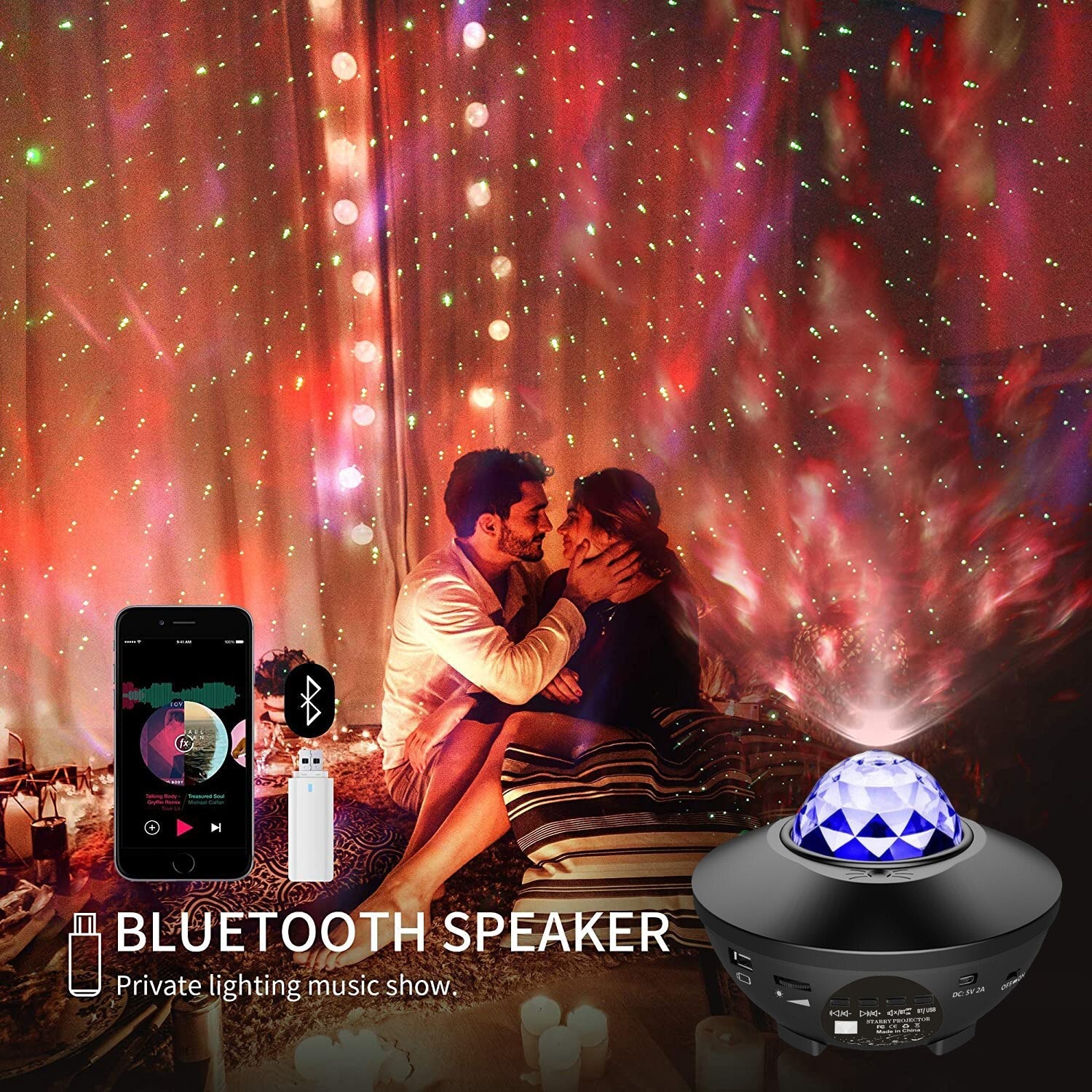 SNA™ Galaxy Speaker Projector - SNA Malta